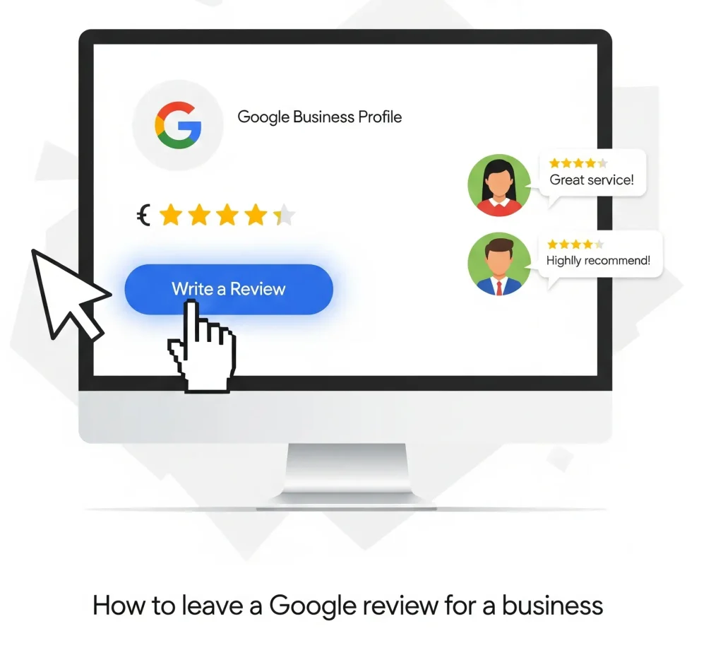 how to leave a google review for a business