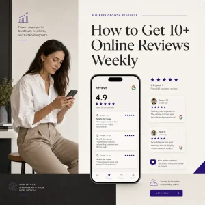 guide explaining how businesses can get more online reviews consistently each week
