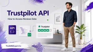 Trustpilot API showing how to access reviews data