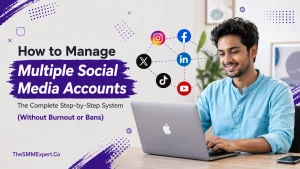 How to manage multiple social media accounts with a step-by-step system